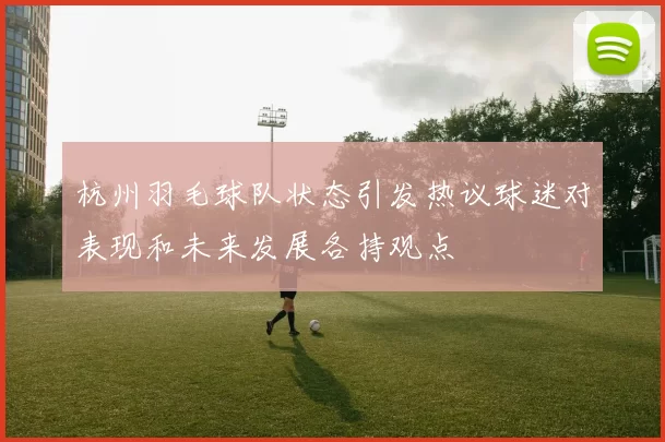 杭州羽毛球队状态引发热议球迷对表现和未来发展各持观点